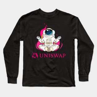 Uniswap UNI coin Crypto coin Crytopcurrency Long Sleeve T-Shirt